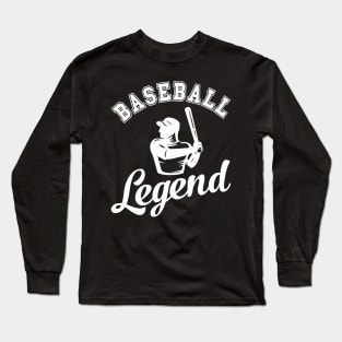 Baseball Legend Long Sleeve T-Shirt